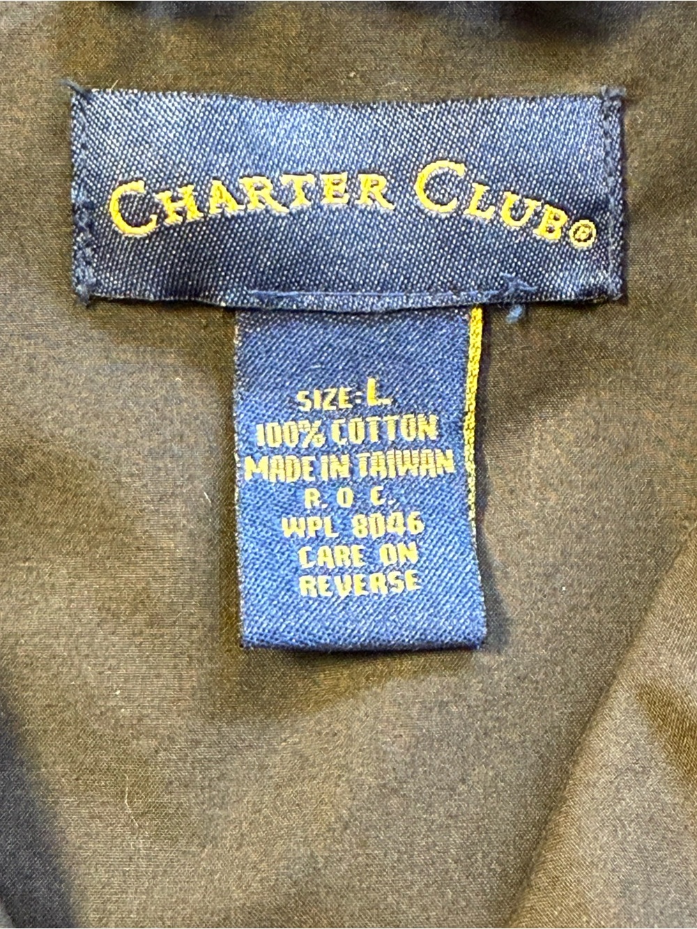 Charter Club Charcoal Professional Utility Cotton Jacket With Zip Pockets Size L - Picture 2 of 11